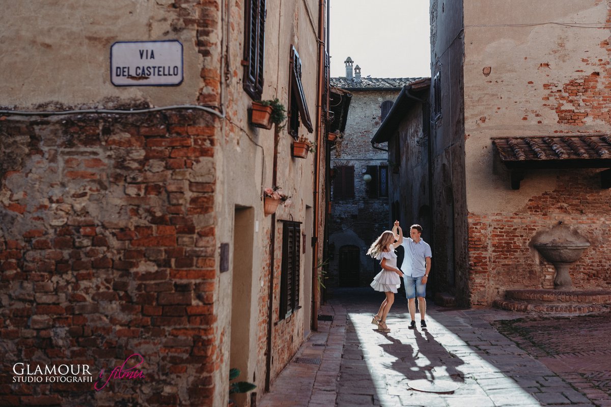 Sesja zdjęciowa w Toskanii